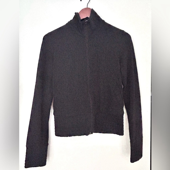Lululemon Da Bomber zip Jacket Sweater Womens
Size 6 Full Zip black - Picture 1 of 8